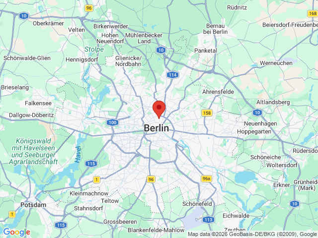 Google map: Schönhauser Allee 163 10435